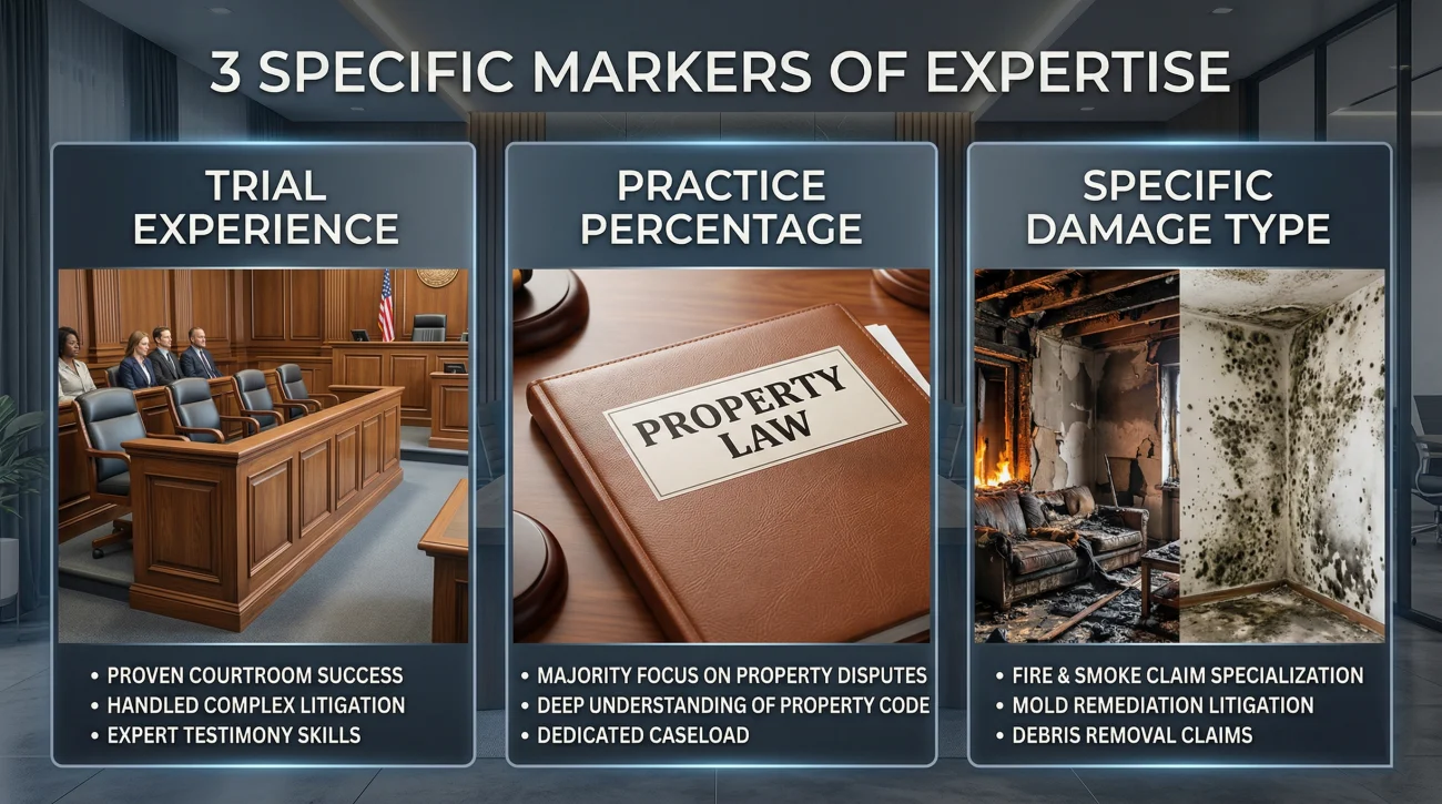 Three Key Experience Markers For Insurance Lawyers