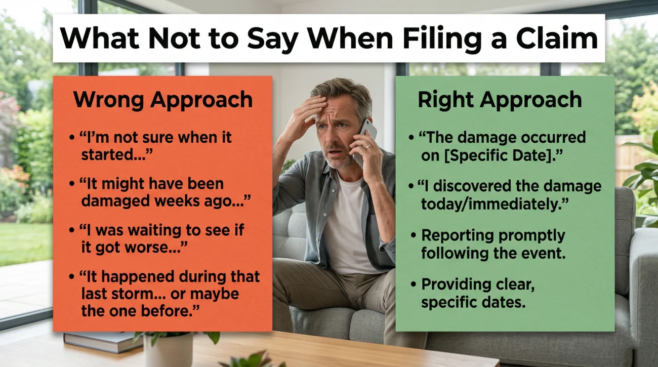 What Not To Say When Filing A Claim