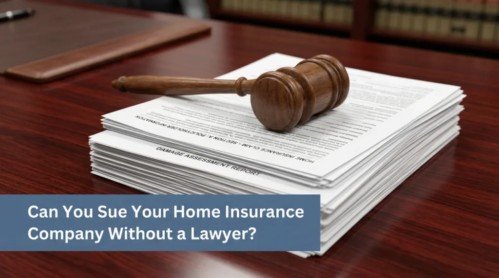 Can You Sue Insurance Company Without A Lawyer