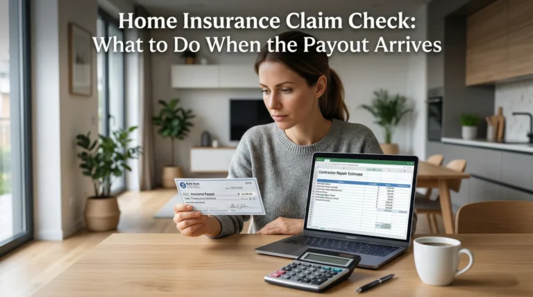 Home Insurance Claim Check: What Happens to Your Payment and What You Can Do With It