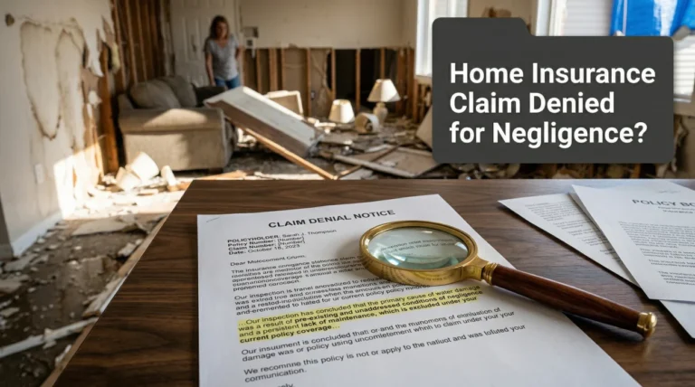Home Insurance Claim Denied for Negligence? How to Respond