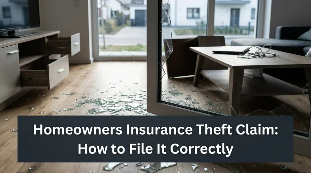 Homeowners Insurance Theft Claim