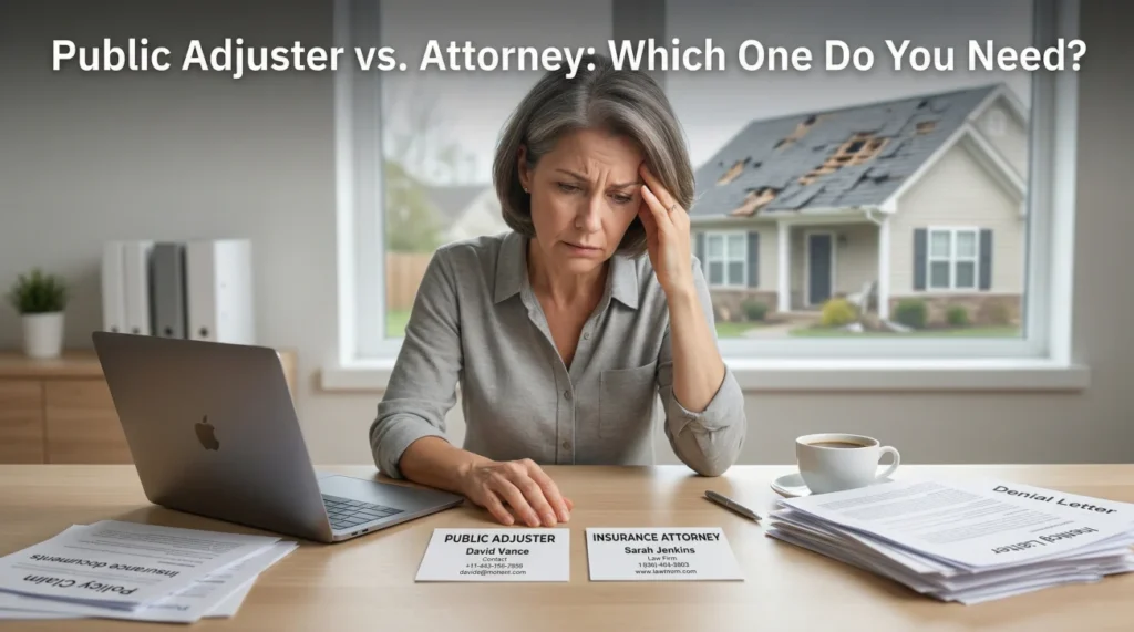 Public Adjuster Vs Attorney