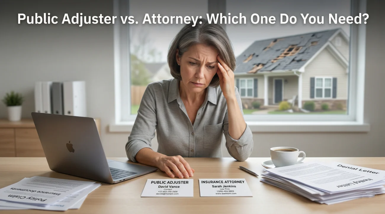 Public Adjuster Vs Attorney