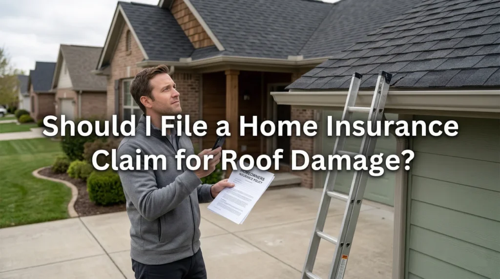 Should I File Home Insurance Claim Roof Damage