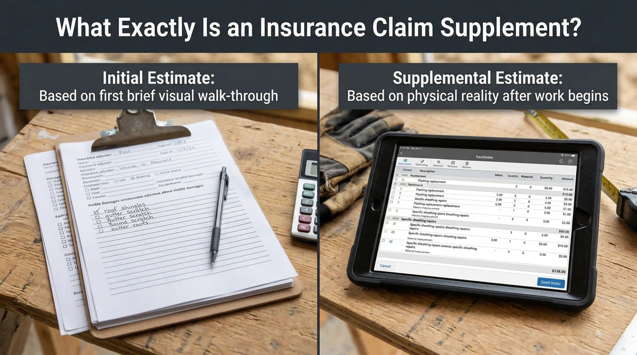 Initial Estimate Vs Supplemental Estimate