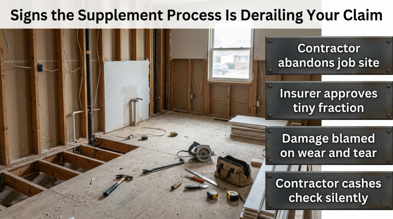 Signs The Supplement Process Is Derailing